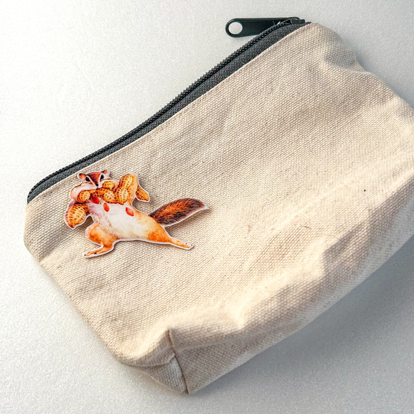 ピーナッツ泥棒のブローチ 7枚目の画像