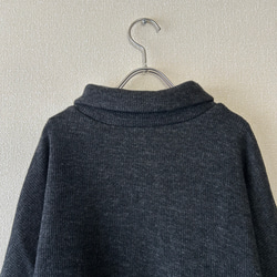 ニットのプルオーバー　ダブルフェイス 8枚目の画像