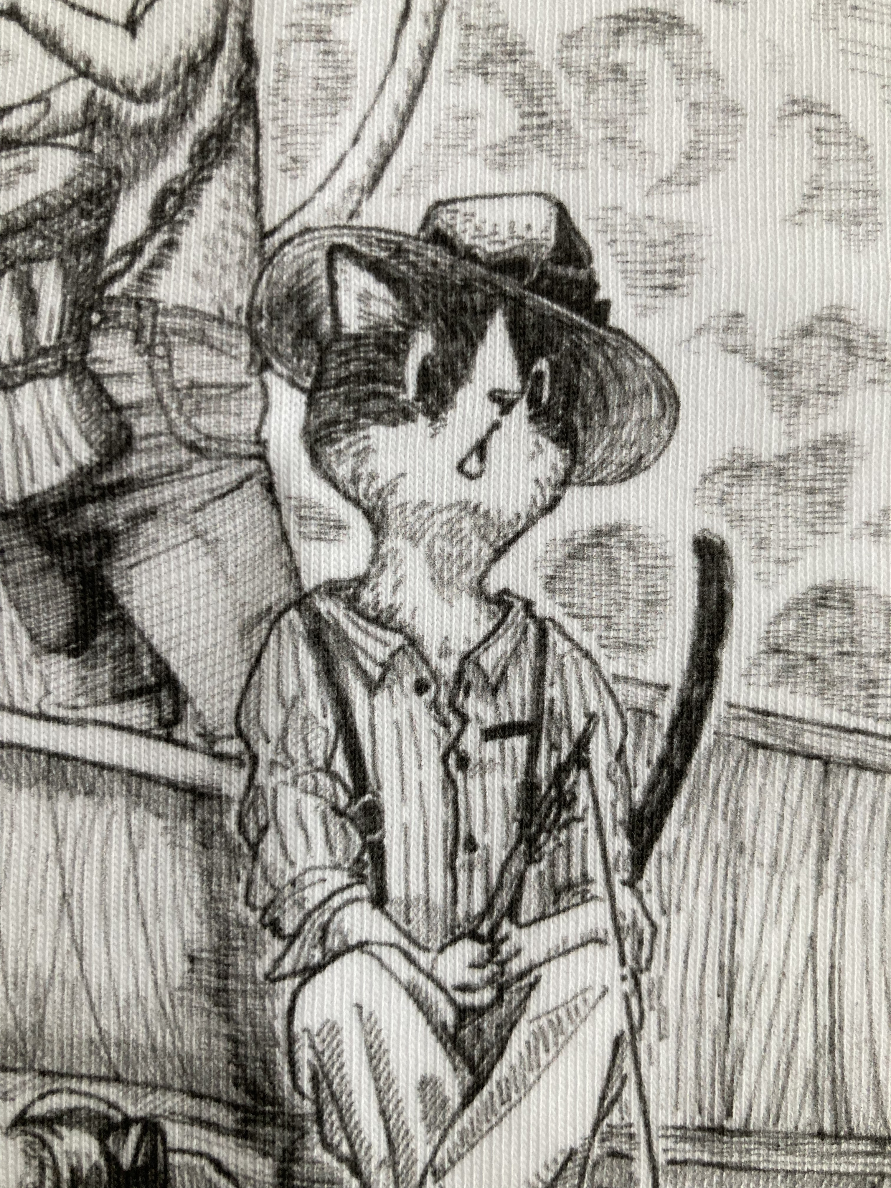 オリジナルTシャツ【Lは在庫有】　～海の近くの小さな街～