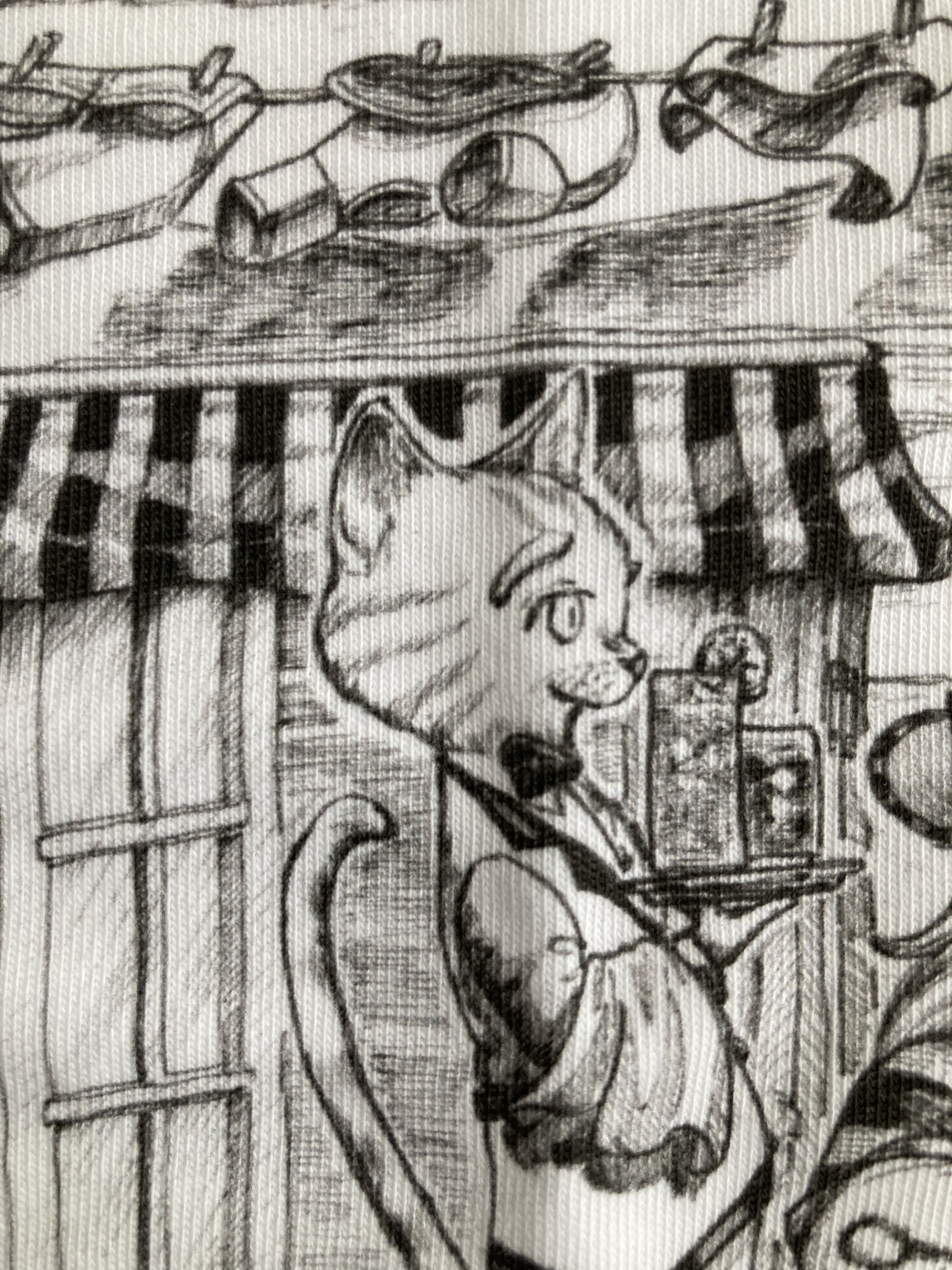 オリジナルTシャツ【Lは在庫有】　～海の近くの小さな街～