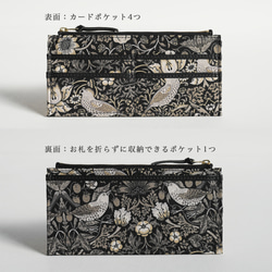 【秋冬限量版配色】高品質迷你皮夾/手機肩包 *海軍藍風信子圖案 *禮品裝 第8張的照片