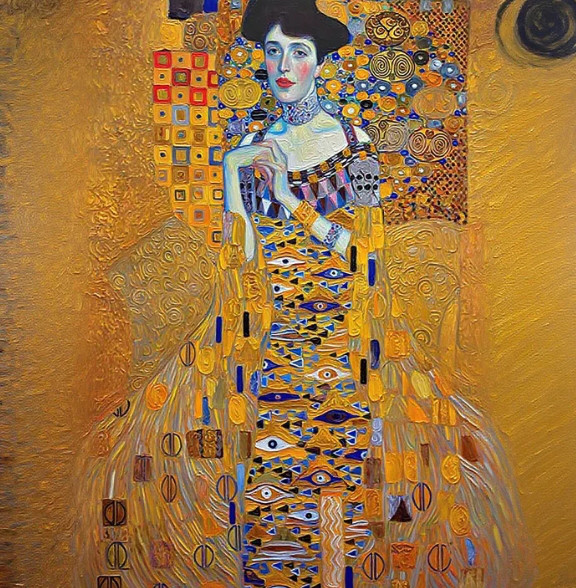 【黄金の時代を飾る】 クリムト『アデーレ・ブロッホ＝バウアーの肖像 I』