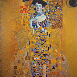 黄金の時代を飾る】 クリムト『アデーレ・ブロッホ＝バウアーの肖像 I