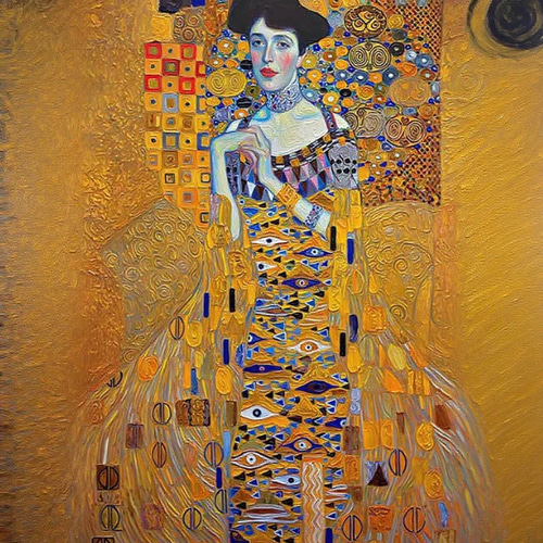 黄金の時代を飾る】 クリムト『アデーレ・ブロッホ＝バウアーの肖像 I