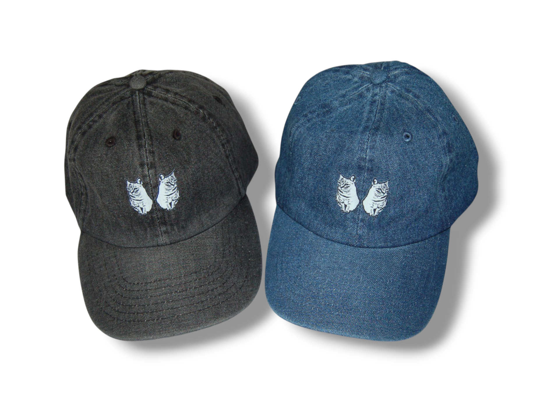 SSD　cat　angeldesignデニムベースボールキャップ