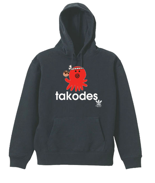 【パロディ/8.4ozパーカー】大阪タコデスtakodes　長袖 面白い おもしろ プレゼント フード
