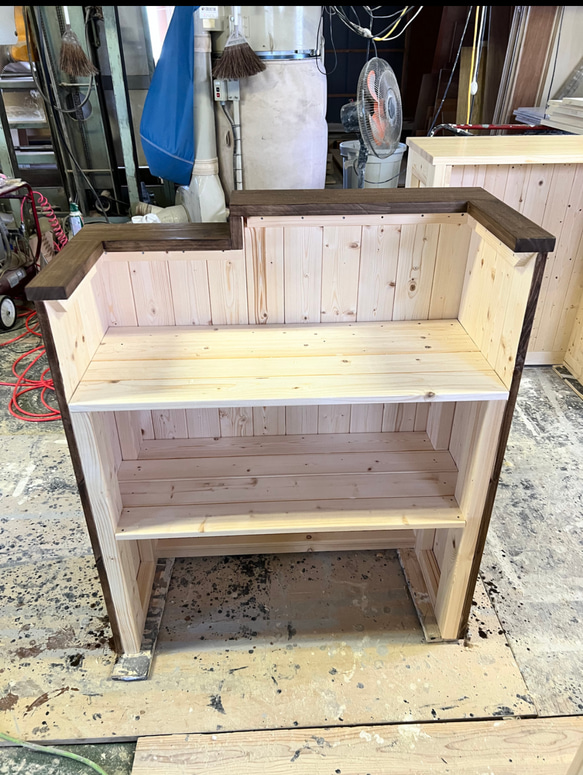 90.105.47  段差カウンターレジカウンター　受付カウンター 3枚目の画像