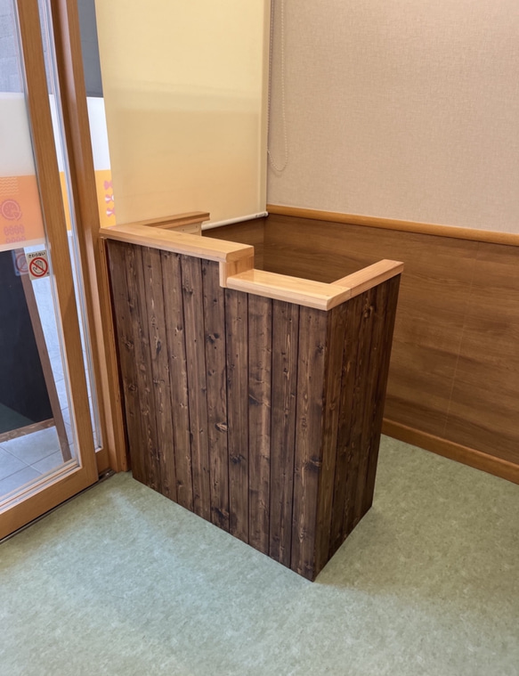 90.105.47  段差カウンターレジカウンター　受付カウンター 2枚目の画像