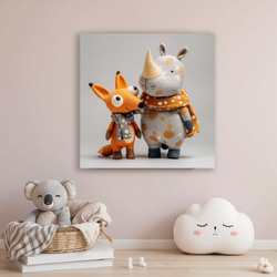 馬の頭の彫刻) - 装飾ブックエンド、ローポリ、幾何学模様 立体