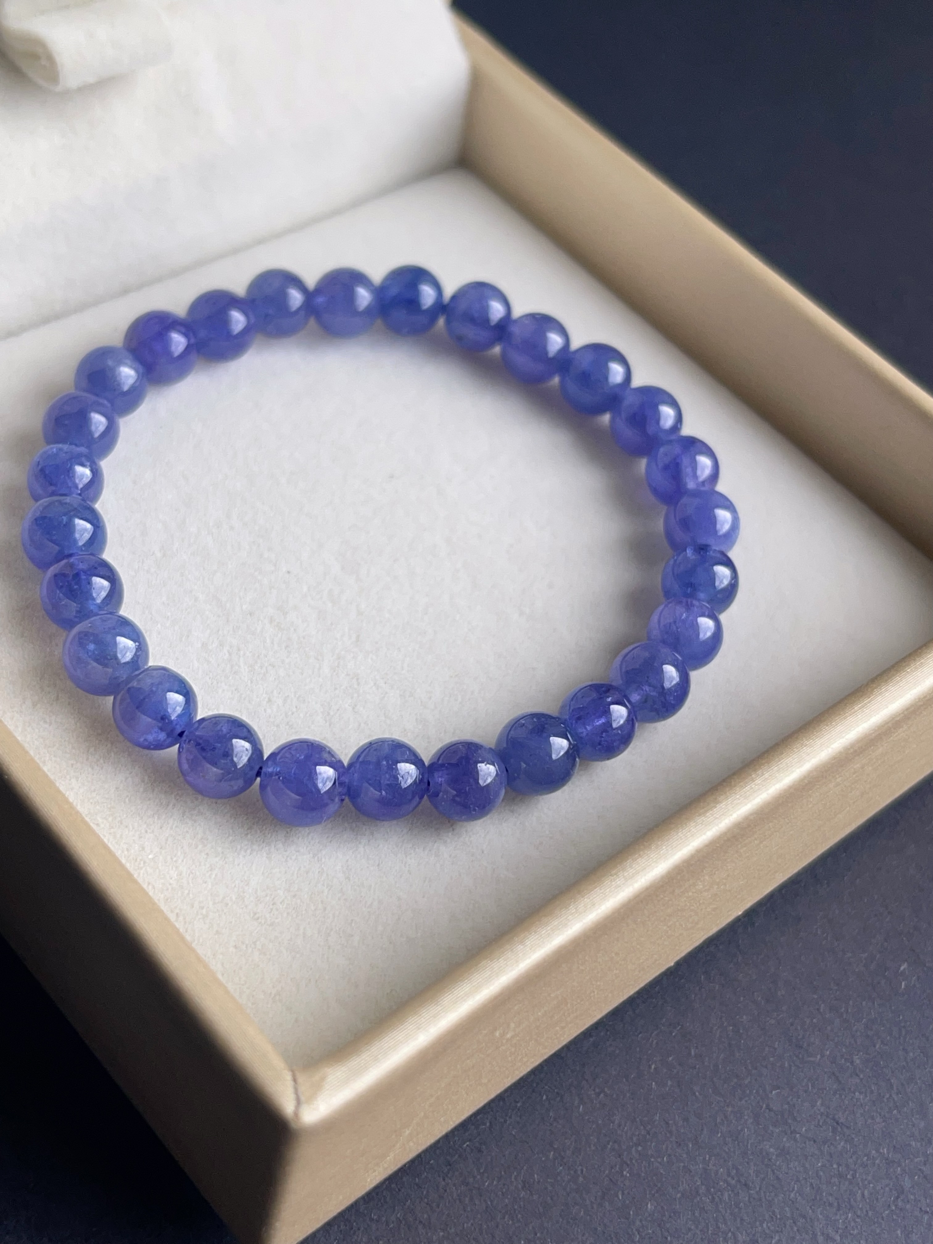天然無処理　タンザナイト ブレスレット ⑤
