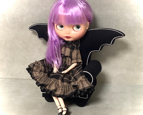 ミニチュアソファ デビル ブライス等1/6ドール ハロウィンやドール