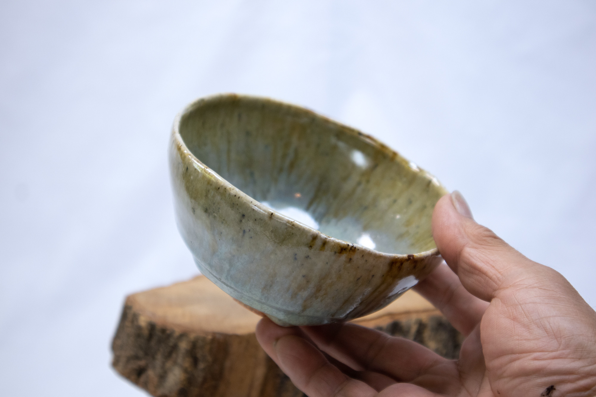 黄金窯変25 使いやすい形でお茶事が楽しい抹茶碗 鋭（えい） 25am01 17,500円