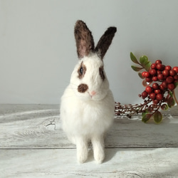 受注制作】オーダーメイド#羊毛フェルトのうさぎさん 羊毛