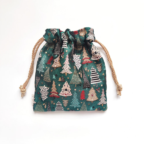 レア 19世紀 フランス アンティーク メタルビーズ 巾着 ポーチ 青 レア