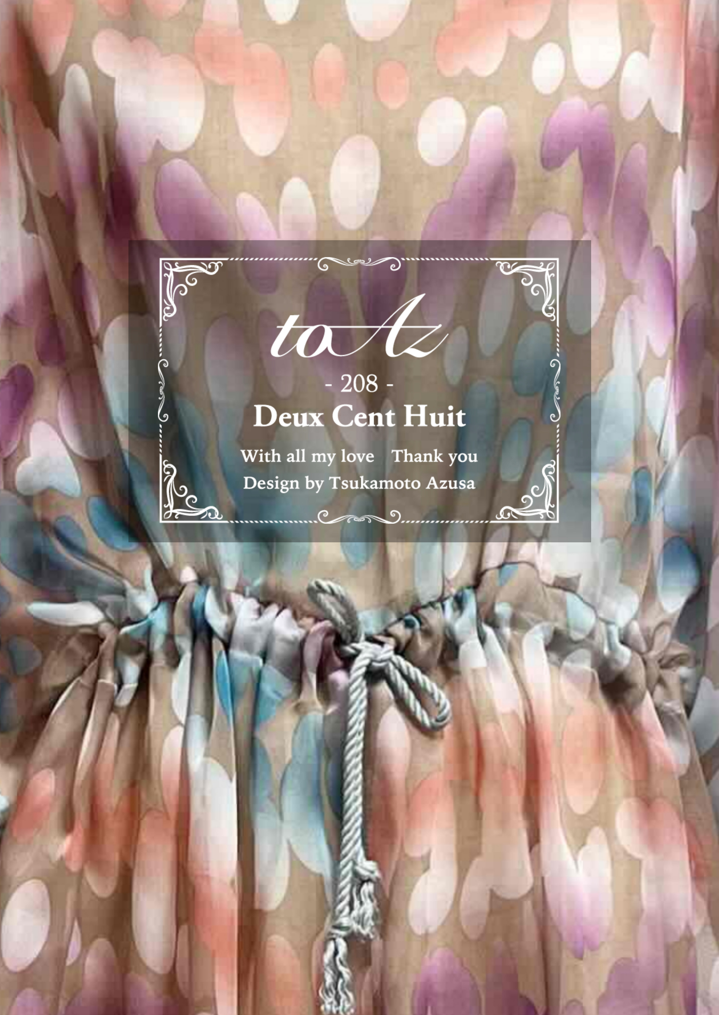 フリーサイズワンピース【ドット柄グレージュ】