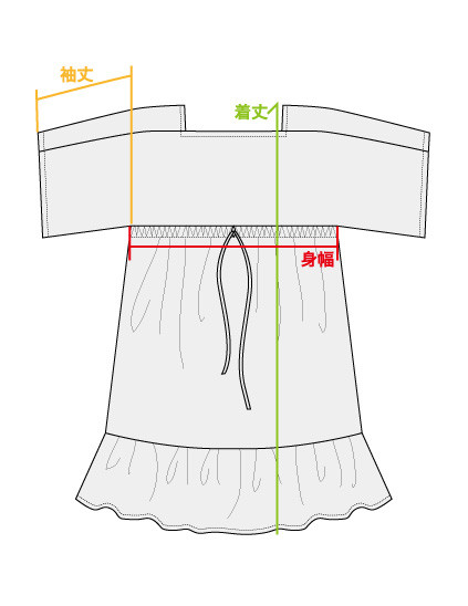 フリーサイズワンピース【ドット柄グレージュ】