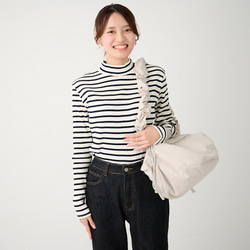 ﾓﾘﾉｶﾞｯｺｳ お得な3枚セットハイネックテレコトップス (ボーダー＋ブルー）｜ mg-th-set-06 17枚目の画像