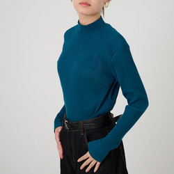 ﾓﾘﾉｶﾞｯｺｳ お得な3枚セットハイネックテレコトップス (ボーダー＋ブルー）｜ mg-th-set-06 16枚目の画像