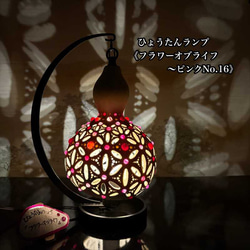 ひょうたんランプ《和柄の窓》 スタンドライト・テーブルランプ