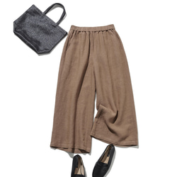 134柿渋染めのサルエルパンツ(２色) 134柿渋染めのサルエルパンツ(二色) キュロット・ワイドパンツ