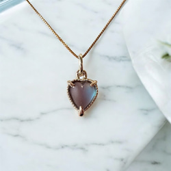 【saphiret】オーバルローズカットサフィレット　ネックレス アンティークサフィレットネックレス 14×10ミリ ローズカットサフィレット