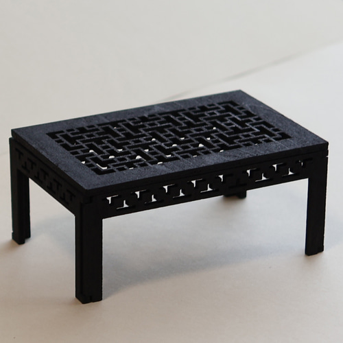 プレーベル　木製中国式ミニチュア家具１２店セット プレーベル 木製中国式ミニチュア家具12店セット プレーベル