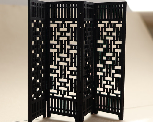 フランスアンティーク ドール用パーテーション 衝立 パーテーション 衝立 3連 おしゃれ 可愛い フランス マチルドエム