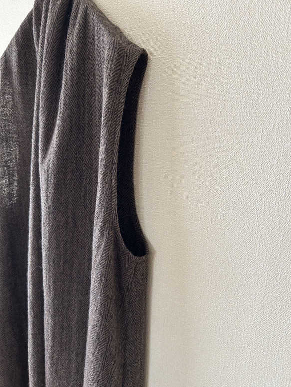 1000円OFF ショールカラーのベスト　サイズ展開あり 11枚目の画像