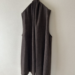 1000円OFF ショールカラーのベスト　サイズ展開あり 1枚目の画像