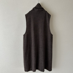 1000円OFF ショールカラーのベスト　サイズ展開あり 2枚目の画像