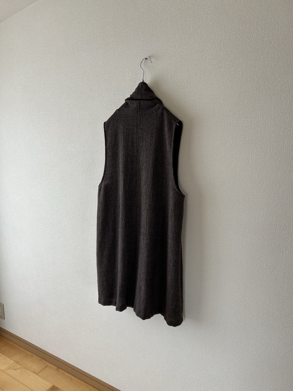 1000円OFF ショールカラーのベスト　サイズ展開あり 8枚目の画像