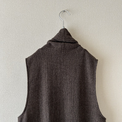 1000円OFF ショールカラーのベスト　サイズ展開あり 10枚目の画像