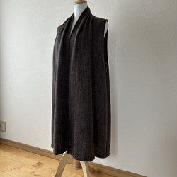 1000円OFF ショールカラーのベスト　サイズ展開あり 12枚目の画像