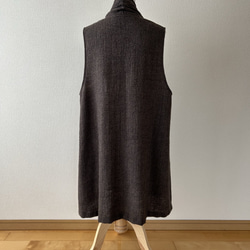 1000円OFF ショールカラーのベスト　サイズ展開あり 9枚目の画像
