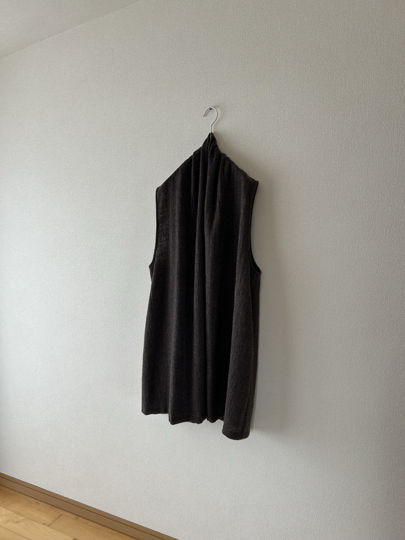 1000円OFF ショールカラーのベスト　サイズ展開あり 7枚目の画像