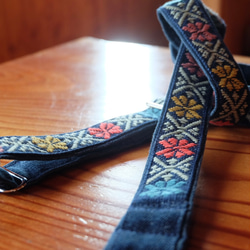 Kogin刺繡多肩帶花園[肩帶☺︎刺繡]智慧型手機單肩包⌘接受客製化⌘ 第7張的照片