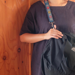 Kogin刺繡多肩帶花園[肩帶☺︎刺繡]智慧型手機單肩包⌘接受客製化⌘ 第6張的照片