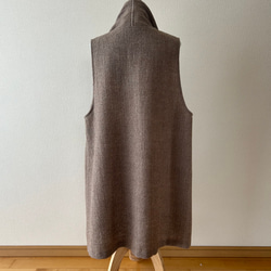 1000円OFF ショールカラーのベスト　サイズ展開あり 12枚目の画像