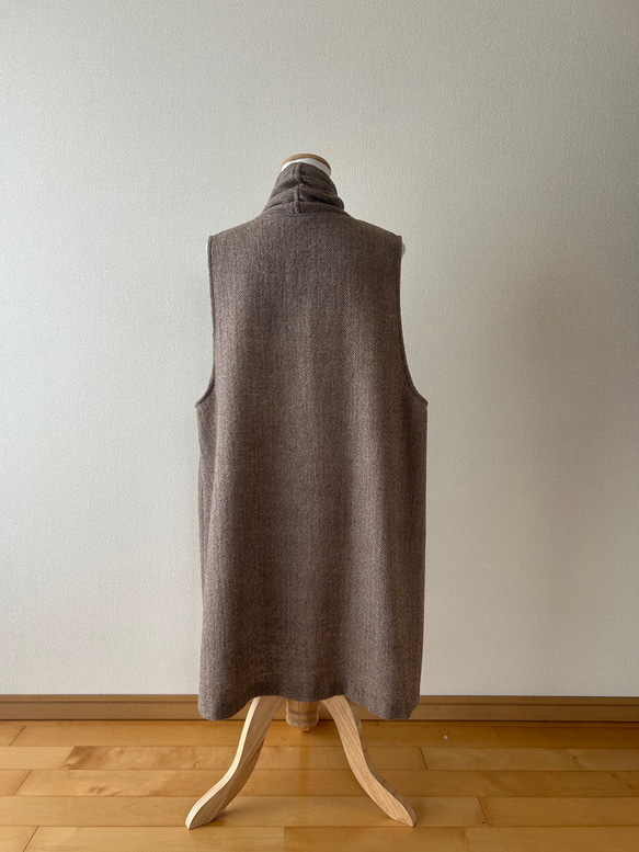 1000円OFF ショールカラーのベスト　サイズ展開あり 13枚目の画像