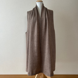 1000円OFF ショールカラーのベスト　サイズ展開あり 10枚目の画像