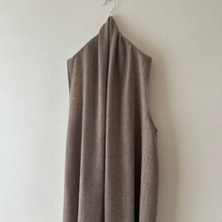 1000円OFF ショールカラーのベスト　サイズ展開あり 6枚目の画像