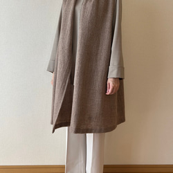 1000円OFF ショールカラーのベスト　サイズ展開あり 15枚目の画像