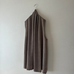 1000円OFF ショールカラーのベスト　サイズ展開あり 1枚目の画像