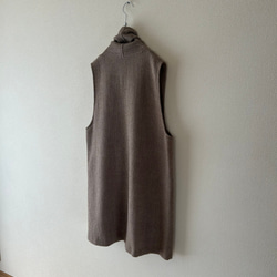 1000円OFF ショールカラーのベスト　サイズ展開あり 2枚目の画像