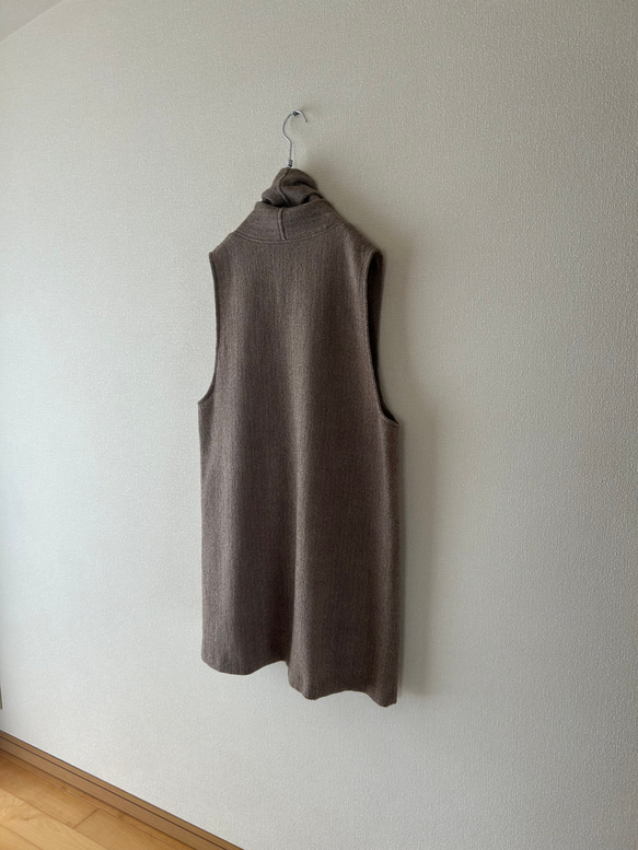 1000円OFF ショールカラーのベスト　サイズ展開あり 2枚目の画像