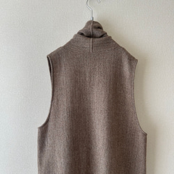 1000円OFF ショールカラーのベスト　サイズ展開あり 9枚目の画像