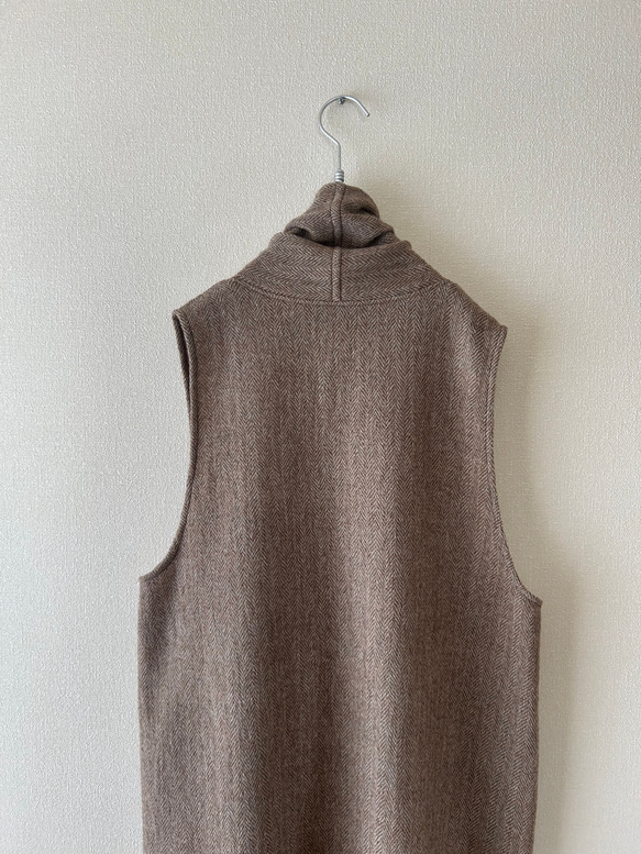 1000円OFF ショールカラーのベスト　サイズ展開あり 9枚目の画像