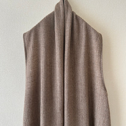 1000円OFF ショールカラーのベスト　サイズ展開あり 3枚目の画像