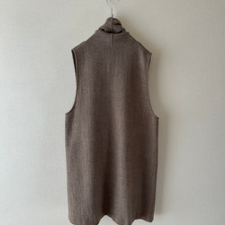 1000円OFF ショールカラーのベスト　サイズ展開あり 8枚目の画像