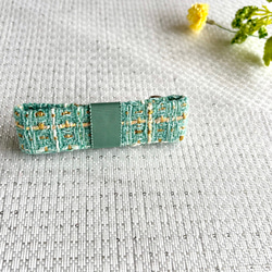 かるはさん専用♡天然石バレッタ green かるはさん専用♡天然石バレッタ green